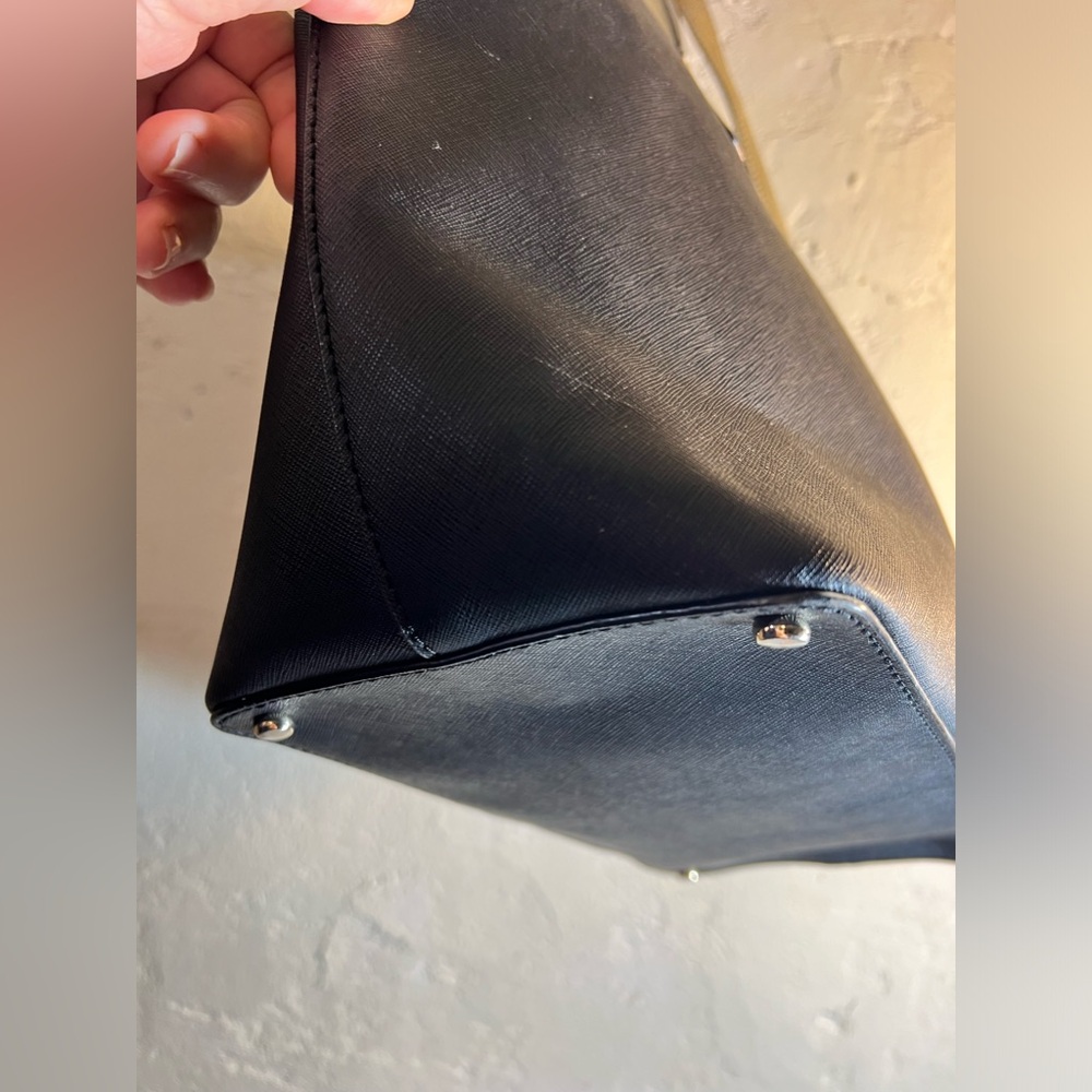 Kate Spade Black and Cream Tote Bag - GUC Rehab - See Callouts - Picture 7 of 16